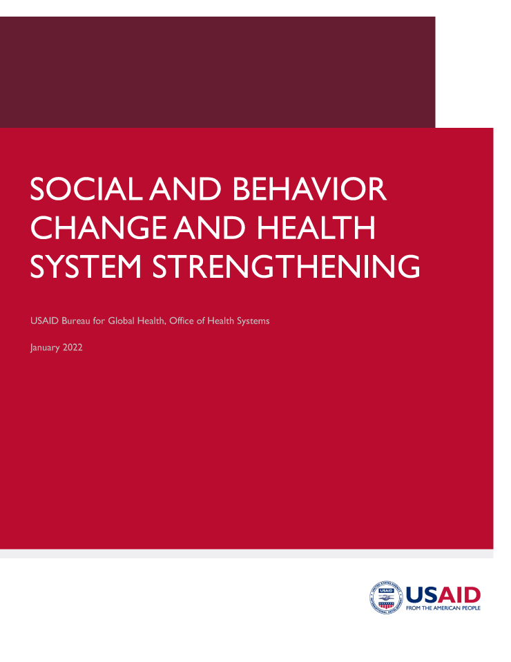 Social and Behavior Change and Health Systems Strengthening